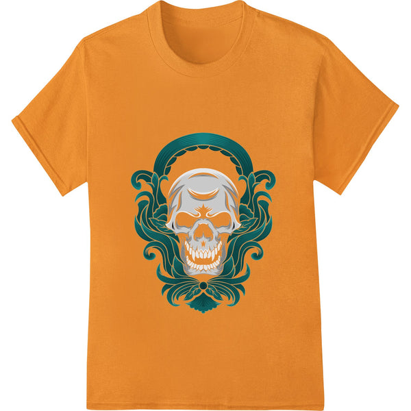 Haunting Elegance: Ornate Skull DTF Print Heat Transfer - SUPERDTF - DTF Prints - DTF Transfers - Custom DTF Prints