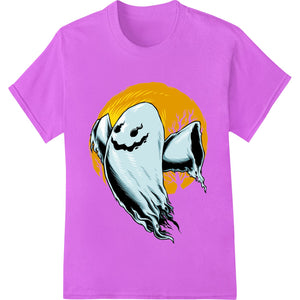 Haunting Ghost Heat Transfer for Spooky Halloween Apparel - SUPERDTF - DTF Prints - DTF Transfers - Custom DTF Prints