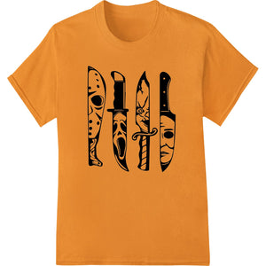 Haunting Knife Silhouettes: Edgy Halloween Heat Transfers - SUPERDTF - DTF Prints - DTF Transfers - Custom DTF Prints