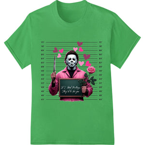 Haunting Love: Michael Myers Halloween Heat Transfer - SUPERDTF - DTF Prints - DTF Transfers - Custom DTF Prints