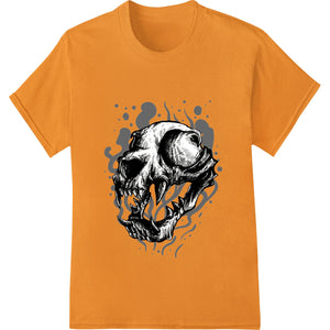 Haunting Skull: Edgy DTF Print for Alternative Fashion - SUPERDTF - DTF Prints - DTF Transfers - Custom DTF Prints