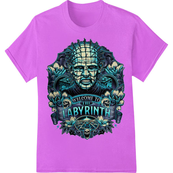 Haunting Skull Labyrinth: Mesmerizing DTF Print Transfer - SUPERDTF - DTF Prints - DTF Transfers - Custom DTF Prints