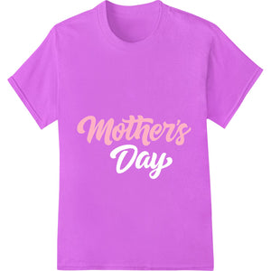 Heartfelt Pink 'Mother's' Design for Cherished Gifts - SUPERDTF - DTF Prints - DTF Transfers - Custom DTF Prints