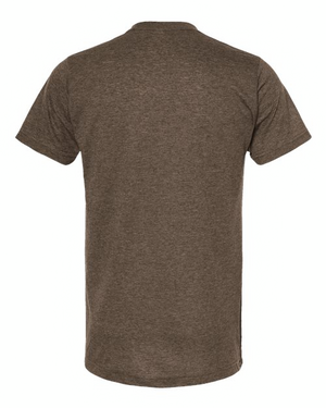Tultex 241 Heather Brown back