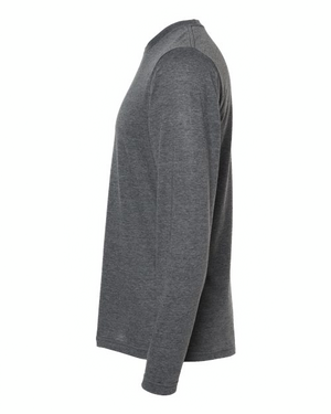 Tultex 242 Heather Charcoal direct side