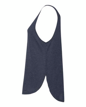 BELLA + CANVAS 8802 Heather Navy direct side