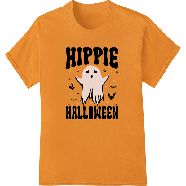 Hippie Ghost: Groovy Halloween Spirit Unleashed - SUPERDTF - DTF Prints - DTF Transfers - Custom DTF Prints