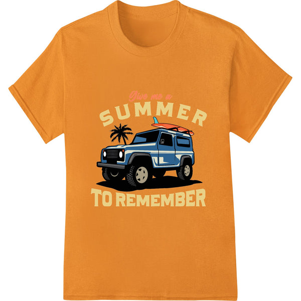 Hit the Road: Unforgettable Summer SUV Adventure Print - SUPERDTF - DTF Prints - DTF Transfers - Custom DTF Prints