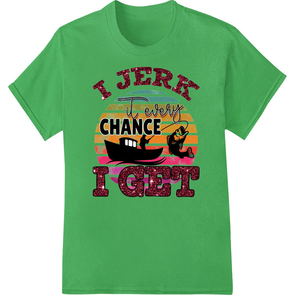 Hooked On Second Chances | Funny Fishing Heat Transfer - SUPERDTF - DTF Prints - DTF Transfers - Custom DTF Prints