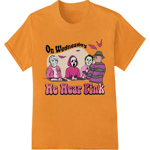 Horror Parody: On Wednesday We Wear Pink - DTF Print - SUPERDTF - DTF Prints - DTF Transfers - Custom DTF Prints