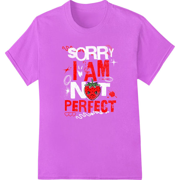 I AM PERFECT Valentine's Day Love DTF Print Heat Transfer - SUPERDTF - DTF Prints - DTF Transfers - Custom DTF Prints