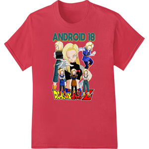 Iconic Android 18 Collage - Dragon Ball Z Heat Transfer - SUPERDTF - DTF Prints - DTF Transfers - Custom DTF Prints