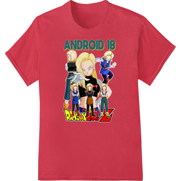 Iconic Android 18 Collage - Dragon Ball Z Heat Transfer - SUPERDTF - DTF Prints - DTF Transfers - Custom DTF Prints