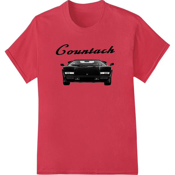 Iconic Countach: High - Octane Style DTF Print Heat Transfer - SUPERDTF - DTF Prints - DTF Transfers - Custom DTF Prints