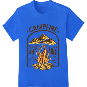 Ignite Your Adventurous Spirit with this Campfire Design - SUPERDTF - DTF Prints - DTF Transfers - Custom DTF Prints