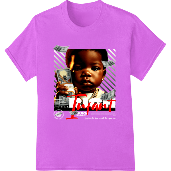 Infant Gangsta: Bold Baby DTF Print Heat Transfer - SUPERDTF - DTF Prints - DTF Transfers - Custom DTF Prints