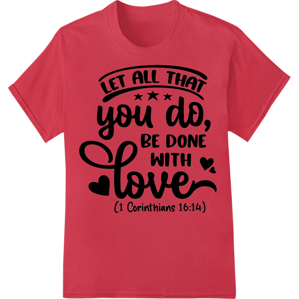 Inspirational Bible Verse Valentine's Day DTF Transfer - SUPERDTF - DTF Prints - DTF Transfers - Custom DTF Prints