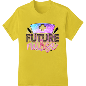 Inspiring 'FUTURE nurse' Holographic DTF Print Heat Transfer - SUPERDTF - DTF Prints - DTF Transfers - Custom DTF Prints