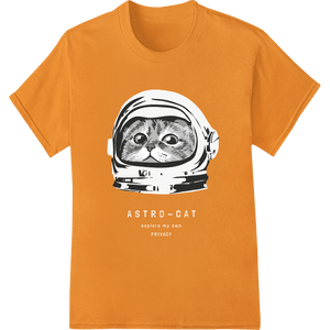 Intrepid Cat Astronaut Sketch - Super DTF Heat Transfer - SUPERDTF - DTF Prints - DTF Transfers - Custom DTF Prints