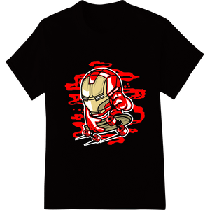 Iron Man Abstract - Bold Superhero DTF Print Heat Transfer - SUPERDTF - DTF Prints - DTF Transfers - Custom DTF Prints