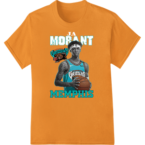 Ja Morant Memphis Grizzlies NBA Superstar DTF Print Transfer - SUPERDTF - DTF Prints - DTF Transfers - Custom DTF Prints