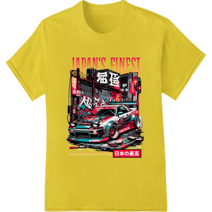 Japan's Finest: Sleek Modified Car Artwork Print - SUPERDTF - DTF Prints - DTF Transfers - Custom DTF Prints