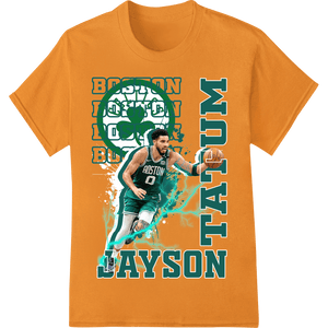 Jayson Tatum Celtic Pride Heat Transfer for St. Patrick's - SUPERDTF - DTF Prints - DTF Transfers - Custom DTF Prints