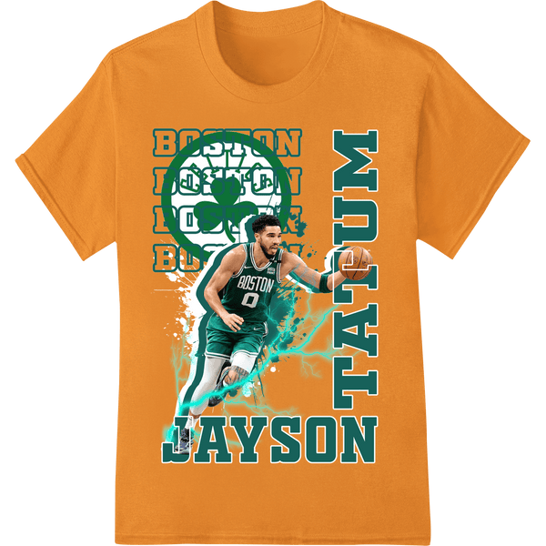 Jayson Tatum Celtic Pride Heat Transfer for St. Patrick's - SUPERDTF - DTF Prints - DTF Transfers - Custom DTF Prints