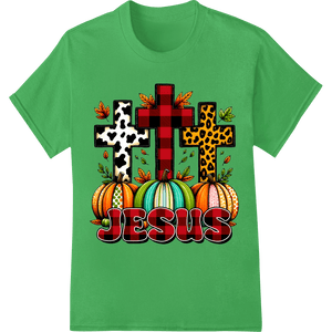 Jesus Buffalo Check Thanksgiving Heat Transfer Design - SUPERDTF - DTF Prints - DTF Transfers - Custom DTF Prints