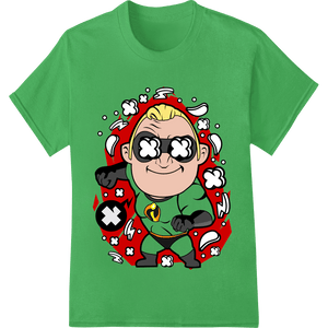 Jolly Christmas Cartoon Character Heat Transfer Design - SUPERDTF - DTF Prints - DTF Transfers - Custom DTF Prints