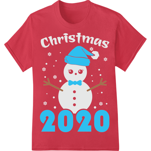 Jolly Snowman: Festive Holiday DTF Print Heat Transfer - SUPERDTF - DTF Prints - DTF Transfers - Custom DTF Prints