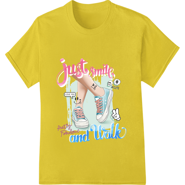 Just Smile: Adorable Easter Sneakers DTF Print Transfer - SUPERDTF - DTF Prints - DTF Transfers - Custom DTF Prints