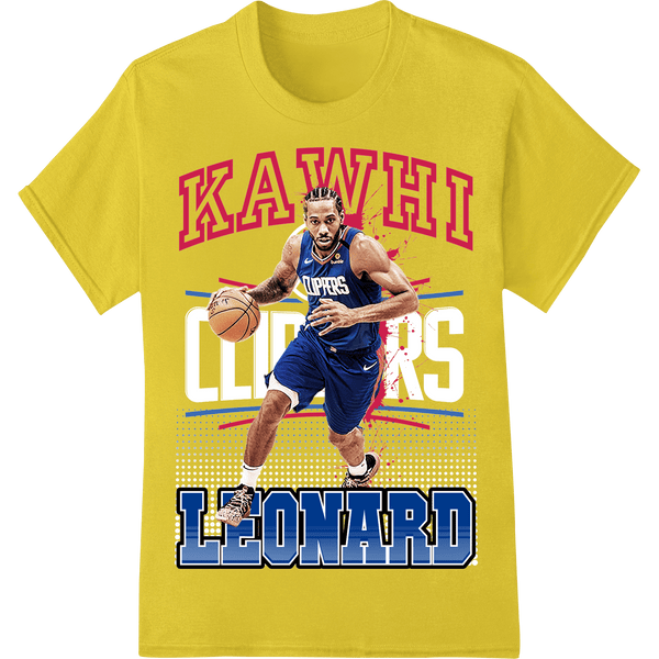 Kawhi Leonard: Explosive Drive DTF Print Heat Transfer - SUPERDTF - DTF Prints - DTF Transfers - Custom DTF Prints