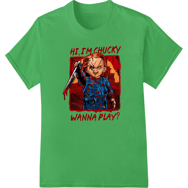 Killer Chucky Doll Horror Movie Halloween DTF Print - SUPERDTF - DTF Prints - DTF Transfers - Custom DTF Prints