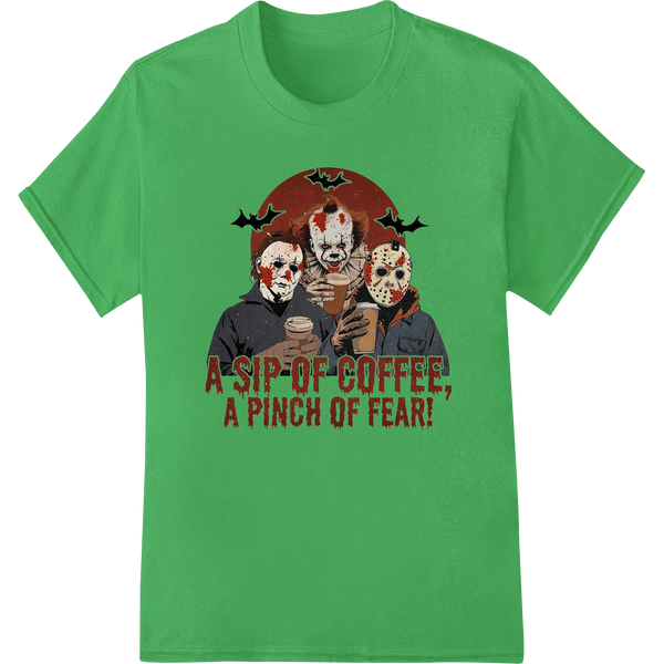 Killer Clowns' Coffee Break: A Sip of Pure Terror - SUPERDTF - DTF Prints - DTF Transfers - Custom DTF Prints