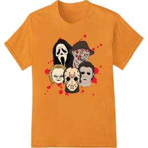 Killer Horror Icons: Halloween Heat Transfer Design - SUPERDTF - DTF Prints - DTF Transfers - Custom DTF Prints