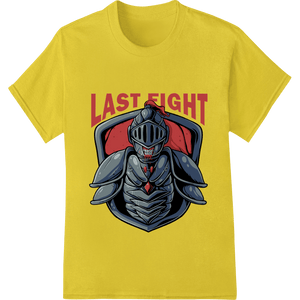 Last Fight: Fierce Medieval Knight Ready for Battle - SUPERDTF - DTF Prints - DTF Transfers - Custom DTF Prints