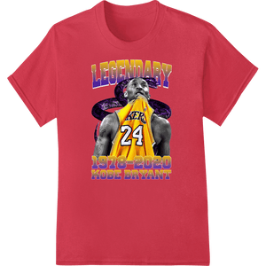 Legendary Kobe Bryant 24 Lakers Tribute DTF Print 1978 - 2020 - SUPERDTF - DTF Prints - DTF Transfers - Custom DTF Prints