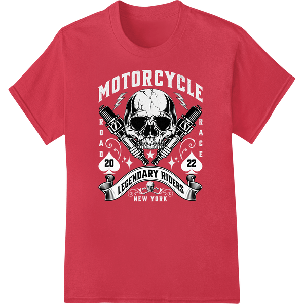 Legendary Riders: Rebel Skull Motorcycle Gang DTF Print - SUPERDTF - DTF Prints - DTF Transfers - Custom DTF Prints