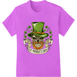 Leprechaun Skull St. Patrick's Day Heat Transfer - SUPERDTF - DTF Prints - DTF Transfers - Custom DTF Prints