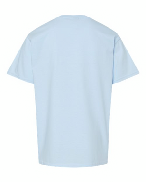 Gildan 65000B Light Blue back