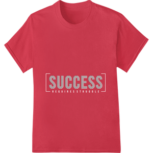 Lined 'SUCCESS' Motivational Heat Transfer Design - SUPERDTF - DTF Prints - DTF Transfers - Custom DTF Prints