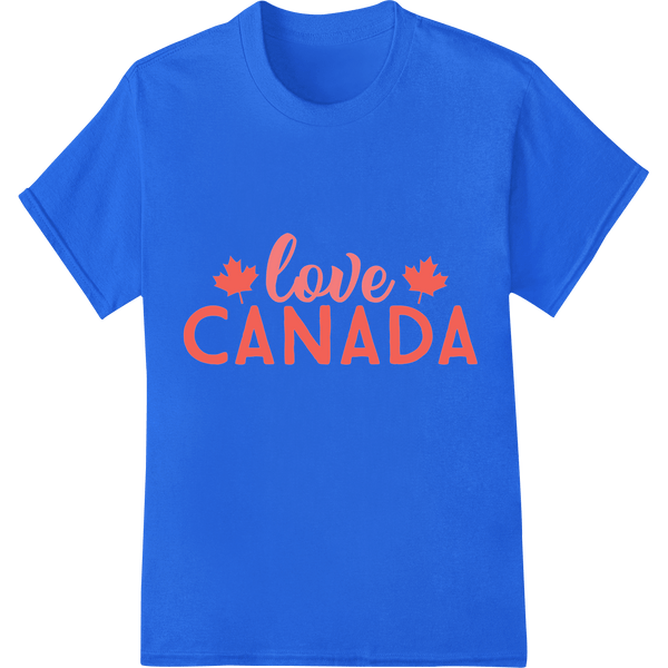 Love Canada: Bold Patriotic Design for Canada Day Pride - SUPERDTF - DTF Prints - DTF Transfers - Custom DTF Prints