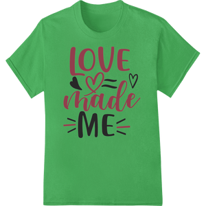 Love Made Me - Charming Valentine's Day Design - SUPERDTF - DTF Prints - DTF Transfers - Custom DTF Prints