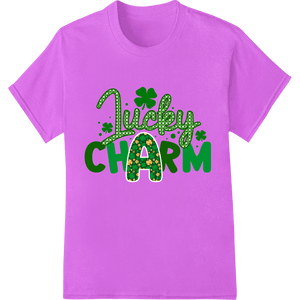 Lucky Charm: Shamrock Magic for St. Patrick's Day Style - SUPERDTF - DTF Prints - DTF Transfers - Custom DTF Prints