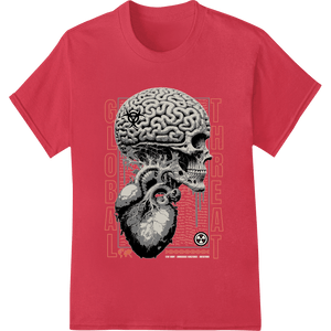 Macabre 'Global Threat' Skull Maze DTF Print Heat Transfer - SUPERDTF - DTF Prints - DTF Transfers - Custom DTF Prints