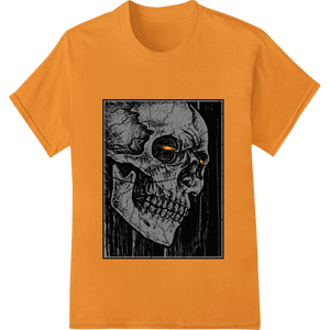 Macabre Skull DTF Print for Edgy Halloween Style - SUPERDTF - DTF Prints - DTF Transfers - Custom DTF Prints