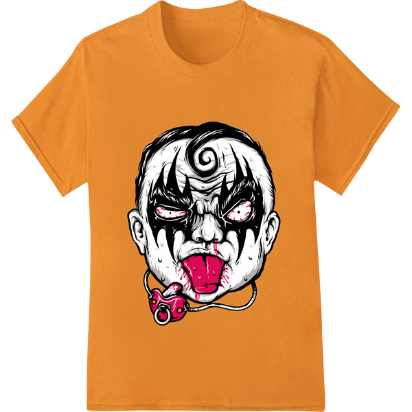 Macabre Zombie Skull: Edgy Halloween DTF Print Heat Transfer - SUPERDTF - DTF Prints - DTF Transfers - Custom DTF Prints