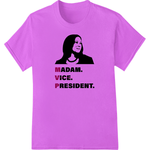 Madam Vice President: A Historic Moment in Monochrome - SUPERDTF - DTF Prints - DTF Transfers - Custom DTF Prints