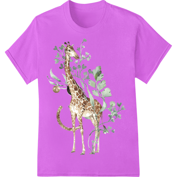 Majestic Giraffe in Lush Greenery - Nature - Inspired Print - SUPERDTF - DTF Prints - DTF Transfers - Custom DTF Prints